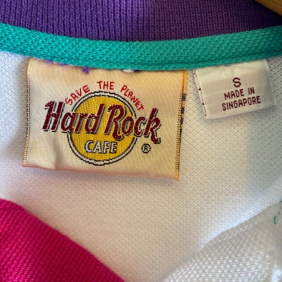 Vintage Hard Rock Cafe Tokyo Japan Short Sleeve Collared Polo Shirt, Golf Shirt - Picture 5 of 6
